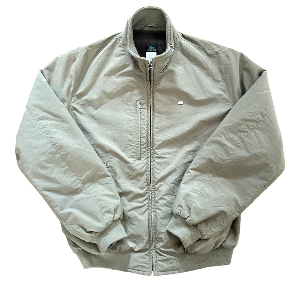Lacoste Made In France Large Olive Bomber Jacket